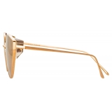 Linda Farrow - Liv Cat-Eye Sunglasses in Rose Gold - LFL1029C3SUN - Linda Farrow Eyewear