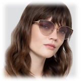 Linda Farrow - Liv Cat-Eye Sunglasses in Rose Gold - LFL1029C3SUN - Linda Farrow Eyewear