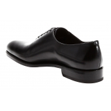 Fabbrica Italiana - Leather Oxfords - Black - Shoes - Handmade in Italy - Luxury