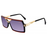 Cazal - Vintage 8509 - Legendary - Rosso Papavero Nero Grigio Sfumato - Occhiali da Sole - Cazal Eyewear