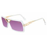 Cazal - Vintage 8509 - Legendary - Cristallo Bianco Latte Viola Sfumato - Occhiali da Sole - Cazal Eyewear