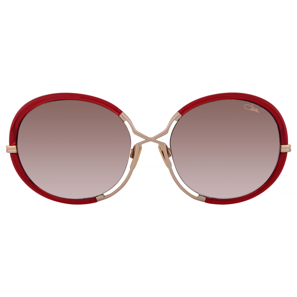 Cazal - Vintage 9503 - Legendary - Poppy Red Gold Gradient Brown ...