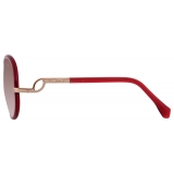 Cazal - Vintage 9503 - Legendary - Rosso Papavero Oro Marrone Sfumato - Occhiali da Sole - Cazal Eyewear