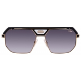 Cazal - Vintage 676 - Legendary - Nero Oro Grigio Sfumato - Occhiali da Sole - Cazal Eyewear