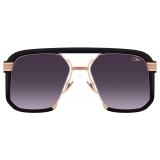 Cazal - Vintage 682 - Legendary - Black Gold Gradient Grey - Sunglasses - Cazal Eyewear