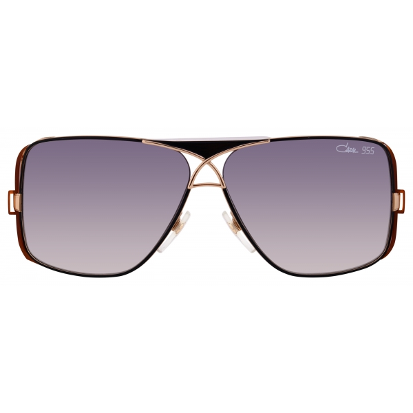 Cazal - Vintage 955 - Legendary - Black Orange Gradient Grey - Sunglasses - Cazal Eyewear