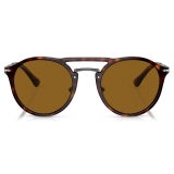 Persol - PO3264S - Havana/Gunmetal / Brown - Sunglasses - Persol Eyewear