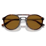 Persol - PO3264S - Havana/Gunmetal / Brown - Sunglasses - Persol Eyewear