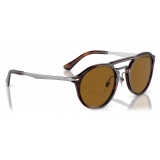 Persol - PO3264S - Havana/Gunmetal / Brown - Sunglasses - Persol Eyewear