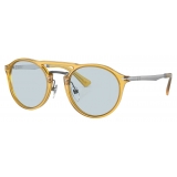 Persol - PO3264S - Miele / Blu Trasparente - Occhiali da Sole - Persol Eyewear