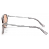 Persol - PO3264S - Transparent Grey / Light Pink - Sunglasses - Persol Eyewear