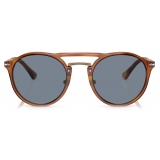 Persol - PO3264S - Terra di Siena / Light Blue - Sunglasses - Persol Eyewear