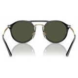 Persol - PO3264S - Nero/Oro / Verde - Occhiali da Sole - Persol Eyewear