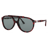 Persol - PO3217S - Havana / Polarized Azzurro - Occhiali da Sole - Persol Eyewear