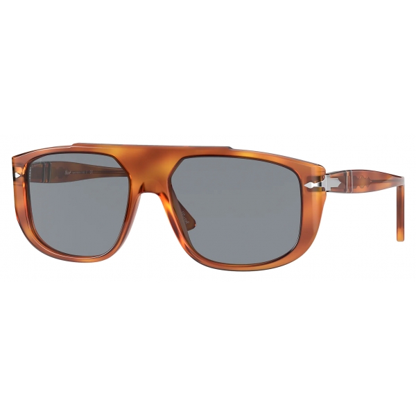 Persol - PO3261S - Terra di Siena / Light Blue - Sunglasses - Persol Eyewear