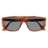 Persol - PO3261S - Terra di Siena / Azzurro - Occhiali da Sole - Persol Eyewear