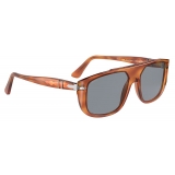 Persol - PO3261S - Terra di Siena / Light Blue - Sunglasses - Persol Eyewear