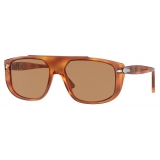 Persol - PO3261S - Terra di Siena / Polarizzata Marrone - Occhiali da Sole - Persol Eyewear