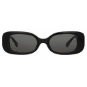 Linda Farrow - Lola Rectangular Sunglasses in Black - LFL1059C3SUN - Linda Farrow Eyewear