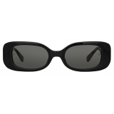 Linda Farrow - Lola Rectangular Sunglasses in Black - LFL1059C3SUN - Linda Farrow Eyewear