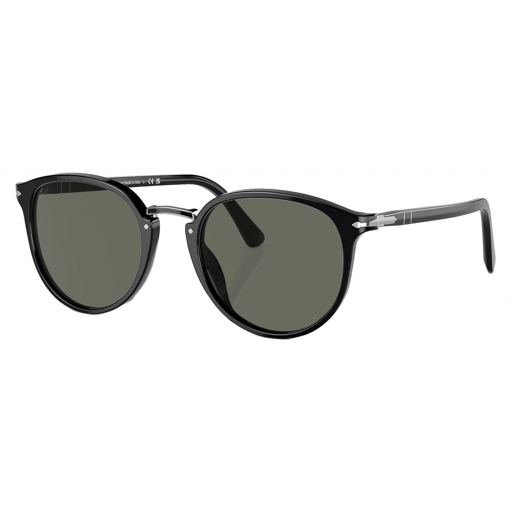 Persol Po3210s Black Green Sunglasses Persol Eyewear Avvenice