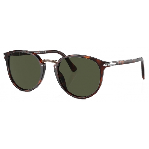 Persol - PO3210S - Havana / Green - Sunglasses - Persol Eyewear