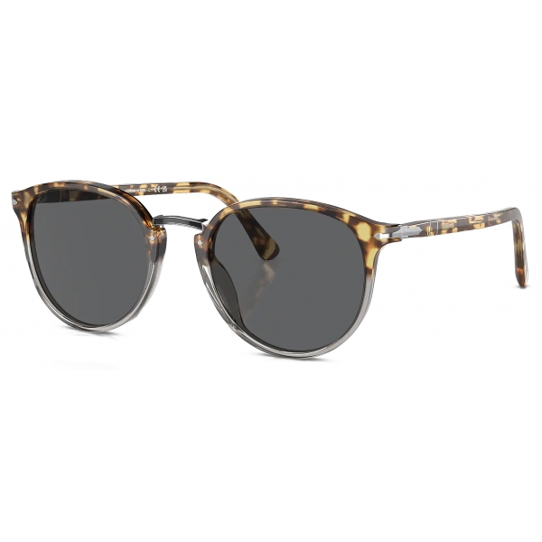 Persol - PO3210S - Brown Tortoise & Smoke / Dark Smoke - Sunglasses - Persol Eyewear