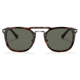 Persol - PO3265S - Havana/Gunmetal / Polarized Verde - Occhiali da Sole - Persol Eyewear