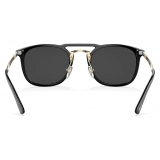 Persol - PO3265S - Black/Gold / Polarized Dark Black - Sunglasses - Persol Eyewear