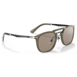 Persol - PO3265S - Grey Transparent / Antique Grey - Sunglasses - Persol Eyewear