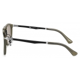 Persol - PO3265S - Grigio Trasparente / Grigio Antico - Occhiali da Sole - Persol Eyewear