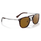 Persol - PO3265S - Havana/Gunmetal / Brown - Sunglasses - Persol Eyewear