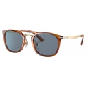 Persol - PO3265S - Terra di Siena / Light Blue - Sunglasses - Persol Eyewear