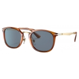 Persol - PO3265S - Terra di Siena / Light Blue - Sunglasses - Persol Eyewear