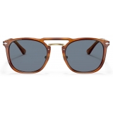 Persol - PO3265S - Terra di Siena / Light Blue - Sunglasses - Persol Eyewear