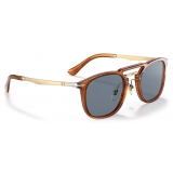 Persol - PO3265S - Terra di Siena / Light Blue - Sunglasses - Persol Eyewear