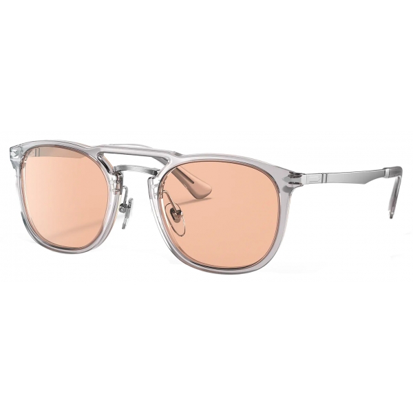 Persol - PO3265S - Transparent Grey / Light Pink - Sunglasses - Persol Eyewear