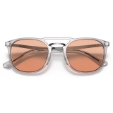 Persol - PO3265S - Grigio Trasparente / Rosa Chiaro - Occhiali da Sole - Persol Eyewear