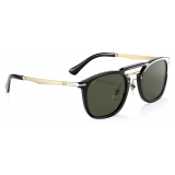 Persol - PO3265S - Black/Gold / Green - Sunglasses - Persol Eyewear