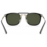 Persol - PO3265S - Black/Gold / Green - Sunglasses - Persol Eyewear