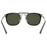 Persol - PO3265S - Nero/Oro / Verde - Occhiali da Sole - Persol Eyewear