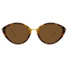Linda Farrow - Lucy Cat-Eye Sunglasses in Tortoiseshell - LFL1086C1SUN - Linda Farrow Eyewear