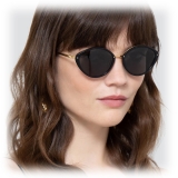 Linda Farrow - Lucy Cat-Eye Sunglasses in Tortoiseshell - LFL1086C1SUN - Linda Farrow Eyewear