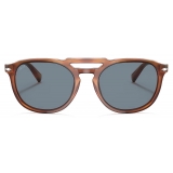 Persol - PO3279S - Terra di Siena / Light Blue - Sunglasses - Persol Eyewear
