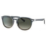 Persol - PO3279S - Grigio Sfumato Verde Striato / Grigio Sfumato - Occhiali da Sole - Persol Eyewear