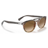 Persol - PO3279S - Grigio Sfumato Verde Striato / Grigio Sfumato - Occhiali da Sole - Persol Eyewear