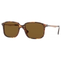 Persol - PO3246S - Striped Havana / Brown - Sunglasses - Persol Eyewear