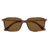 Persol - PO3246S - Striped Havana / Brown - Sunglasses - Persol Eyewear