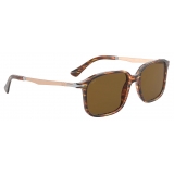 Persol - PO3246S - Striped Havana / Brown - Sunglasses - Persol Eyewear