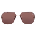 Cazal - Vintage 217/3-3 - Legendary - Rose Gold Gradient Brown - Sunglasses - Cazal Eyewear